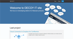 Desktop Screenshot of decoy.sk