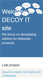 Mobile Screenshot of decoy.sk