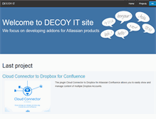 Tablet Screenshot of decoy.sk